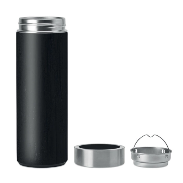 Gourde double paroi en bambou 400ml "Ostigar"