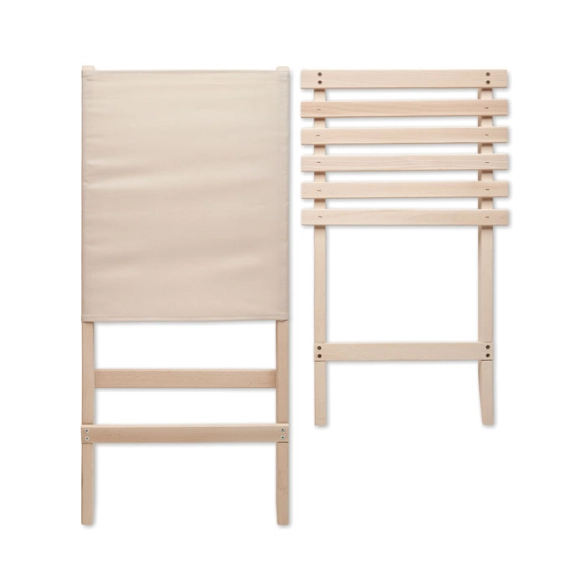 Chaise de plage pliable en bois "Kenyad"