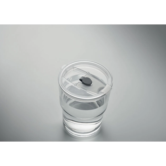 Gobelet verre et paille 400ml "Vixlane"