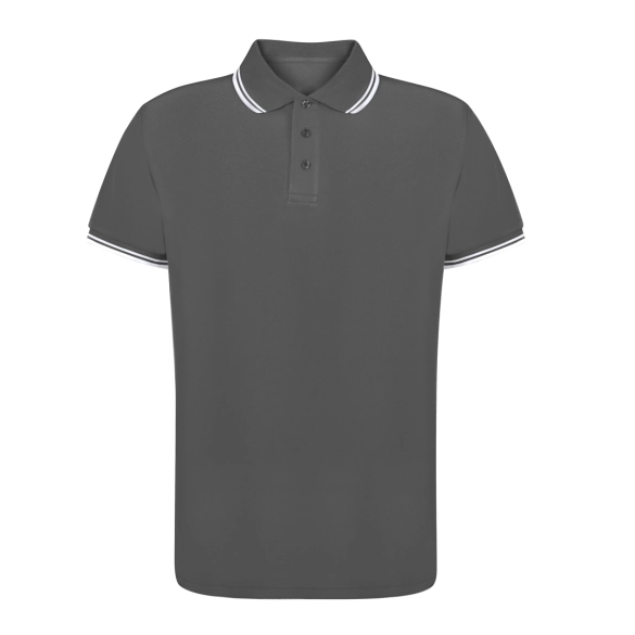 Polo technique avec liseré blanc 180gr "Liam"