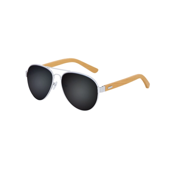 Lunettes de soleil branche bambou "Heddow"
