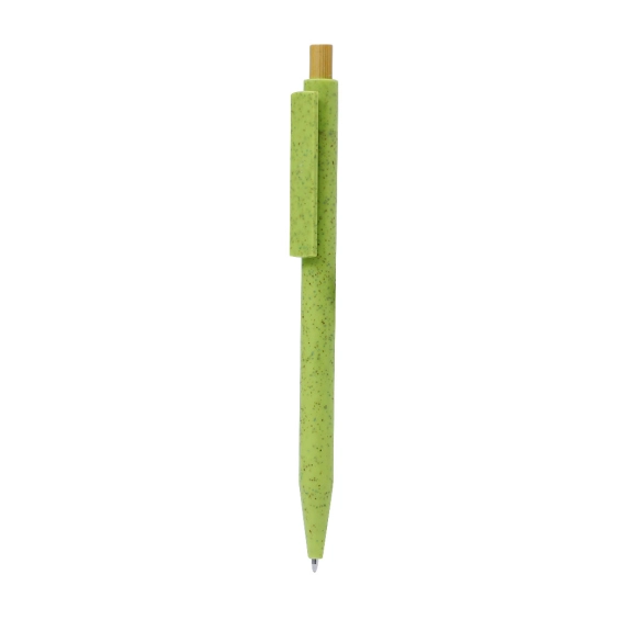 Stylo en paille de blé et bambou "Bouteflex"