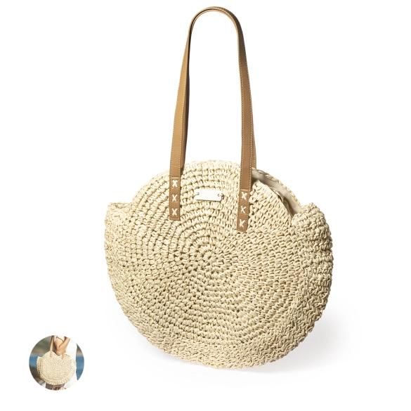 Sac plage original forme ronde " Aissa"