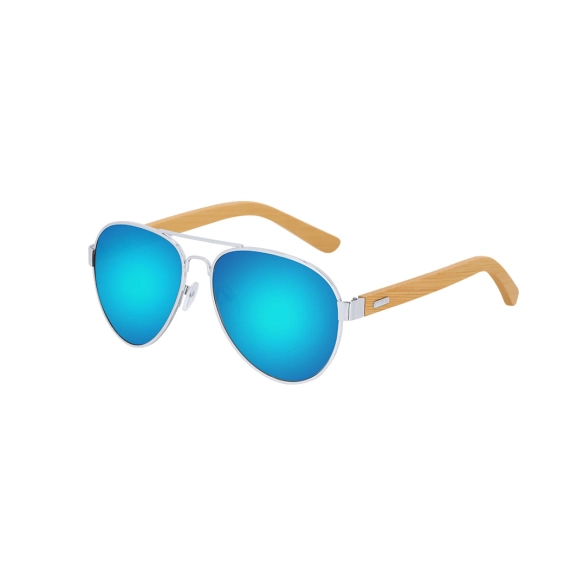 Lunettes de soleil branche bambou "Heddow"