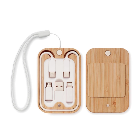 CHARGOO, Chargeur sans fil 15W bambou