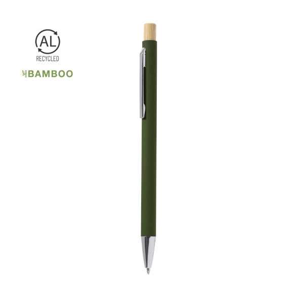 Stylo avec corps en caoutchouc mat "Merosif"