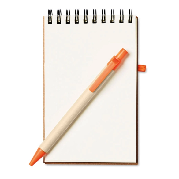 Bloc-notes et stylo éco "EcoWrite"