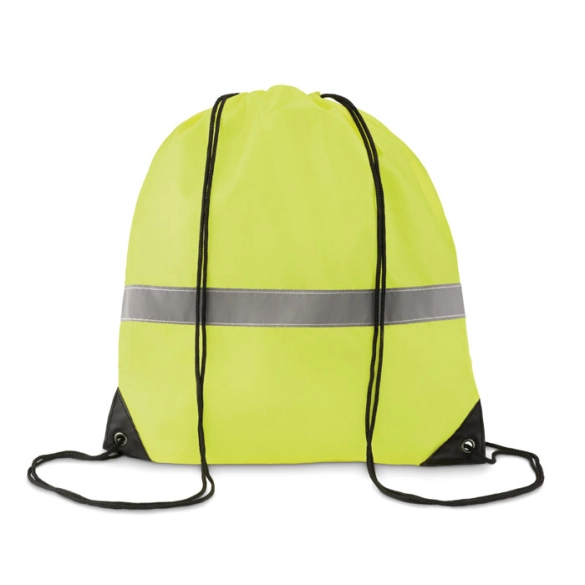 Sac à cordons avec bandes réfléchissantes "Fluor"