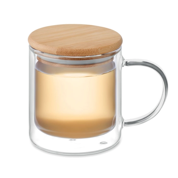 Mug en verre double paroi 300ml "Avelino"