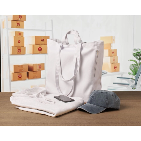Sac shopping en coton recyclé "Kaley"
