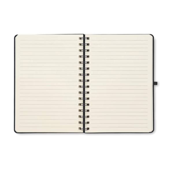 Carnet A5 à spirale et support téléphone "Stalion"