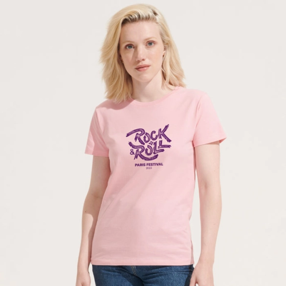 T-shirt femme publicitaire col rond 190gr "Wilon"