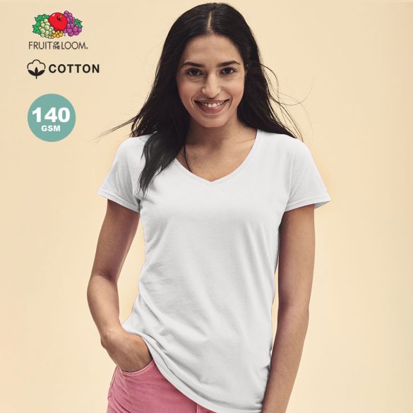 T-Shirt Femme Blanc Iconic V-Neck