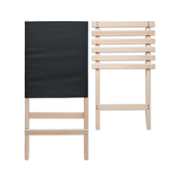 Chaise de plage pliable en bois "Kenyad"