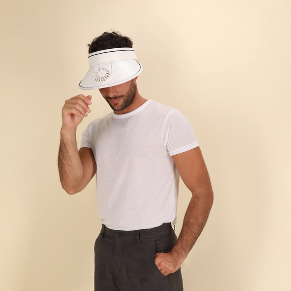 Visière avec ventilateur "Smokey"