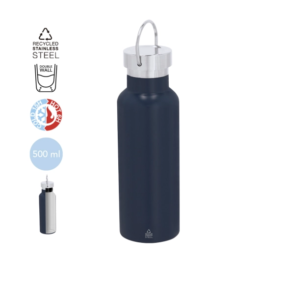 Gourde double paroi en inox 500ml "Tribilix"
