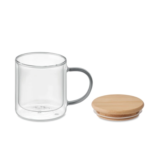 Mug en verre double paroi 300ml "Avelino"