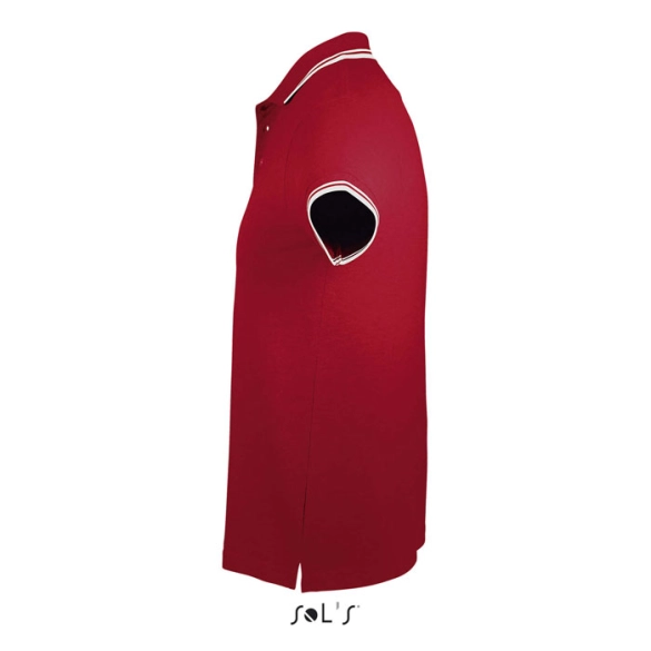 Polo homme avec liseré blanc 200gr "Cachan"