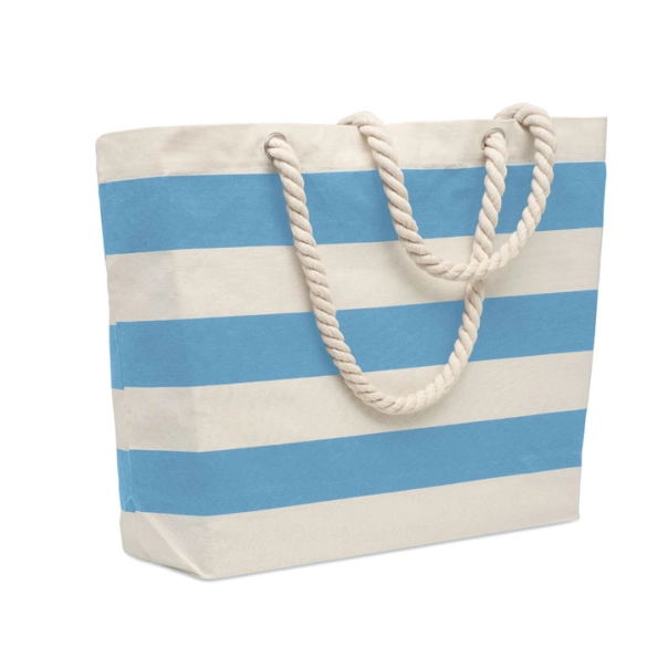 Sac de plage bicolore en coton 220 gr "Emma"