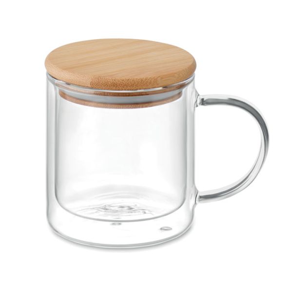 Mug en verre double paroi 300ml "Avelino"