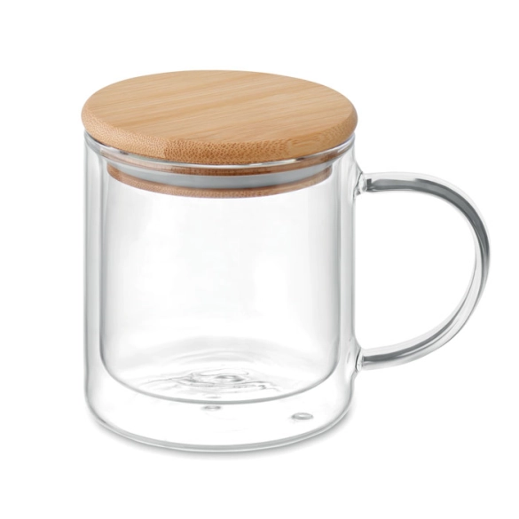 Mug en verre double paroi 300ml "Avelino"