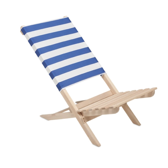 Chaise de plage pliable en bois "Kenyad"