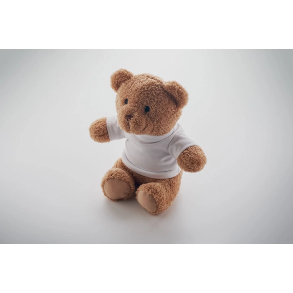 JACKIE, Peluche Ourson t-shirt 23cm