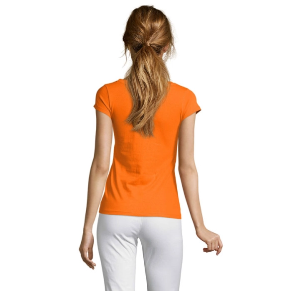 T-shirt femme col en v 150gr "Louise"