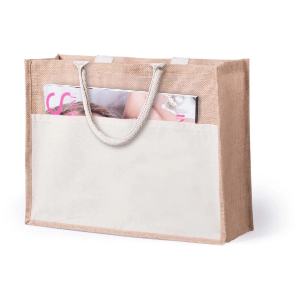 Sac en toile de jute et coton "Sistone"