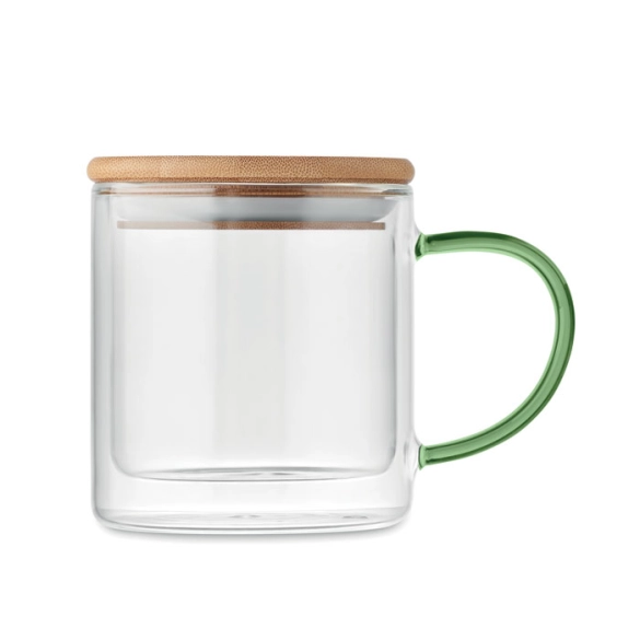Mug en verre double paroi 300ml "Avelino"