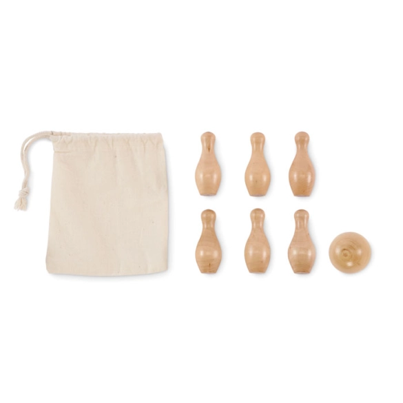 BOLITO, Mini jeu de quilles en pin
