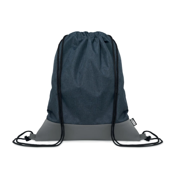 Sac à cordon en PU RPET 2 tons "Kirsten"