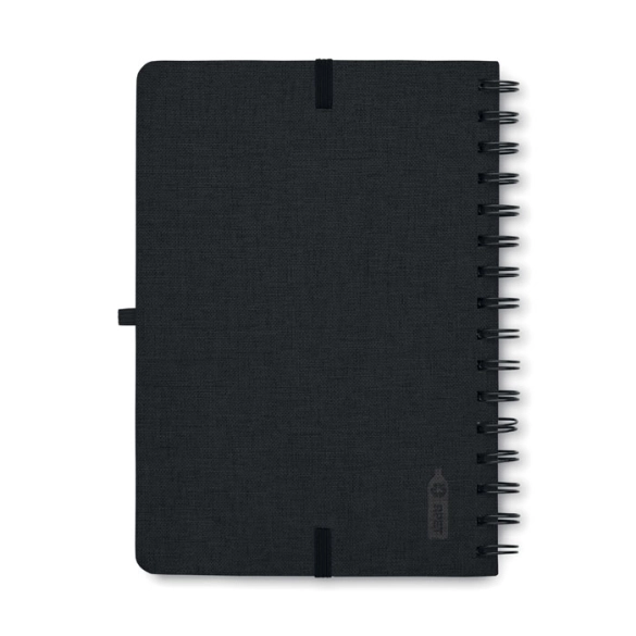 Carnet A5 à spirale et support téléphone "Stalion"
