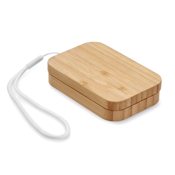 CHARGOO, Chargeur sans fil 15W bambou