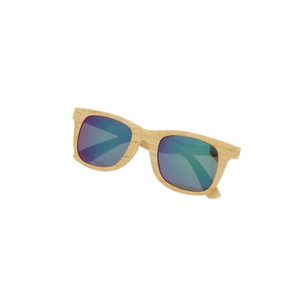 Lunettes de soleil monture bois "Lircle"