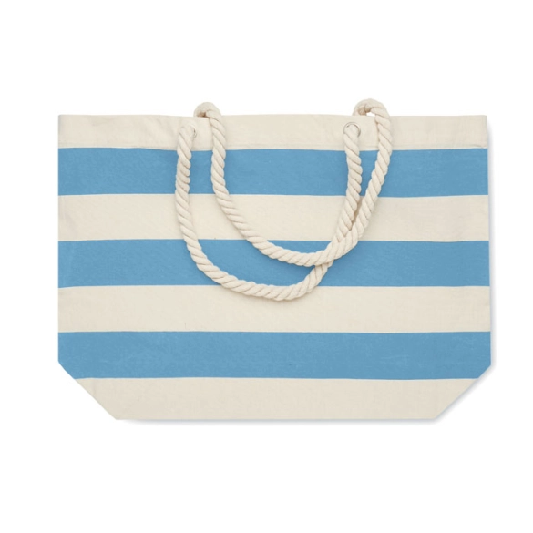 Sac de plage bicolore en coton 220 gr "Emma"