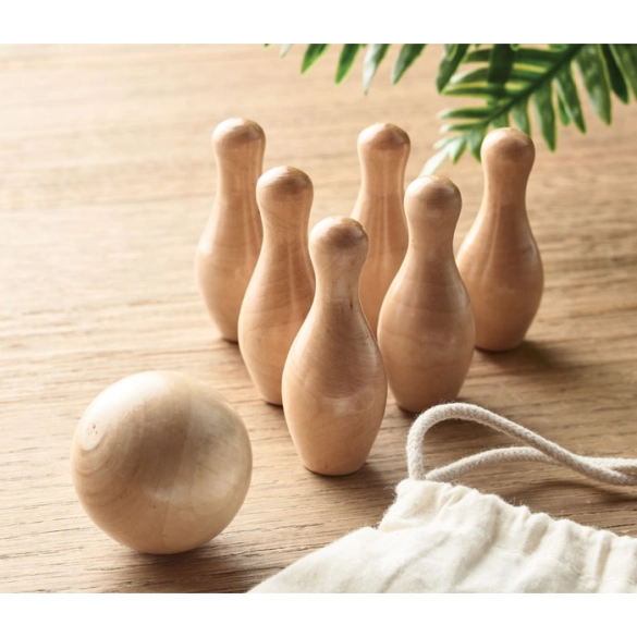 BOLITO, Mini jeu de quilles en pin
