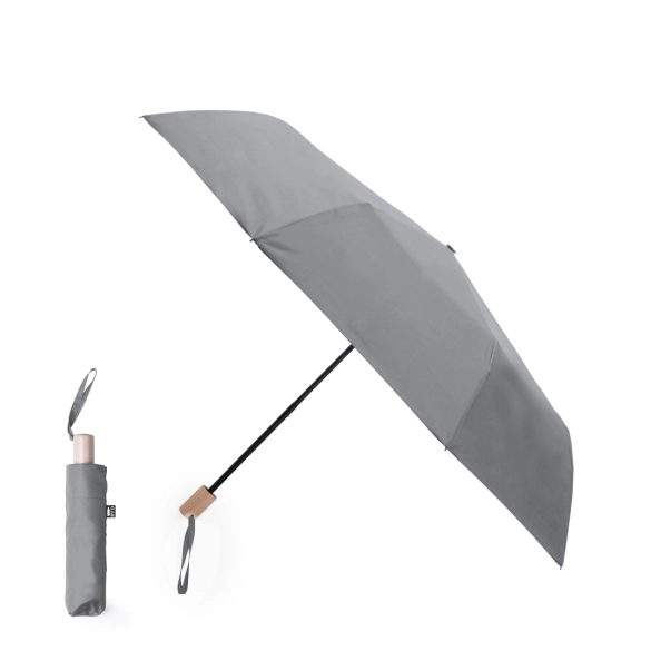 Parapluie pliable avec poignée bois Ø95cm "Pulsal"