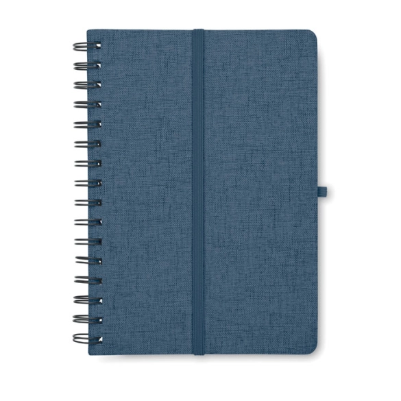 Carnet A5 à spirale et support téléphone "Stalion"
