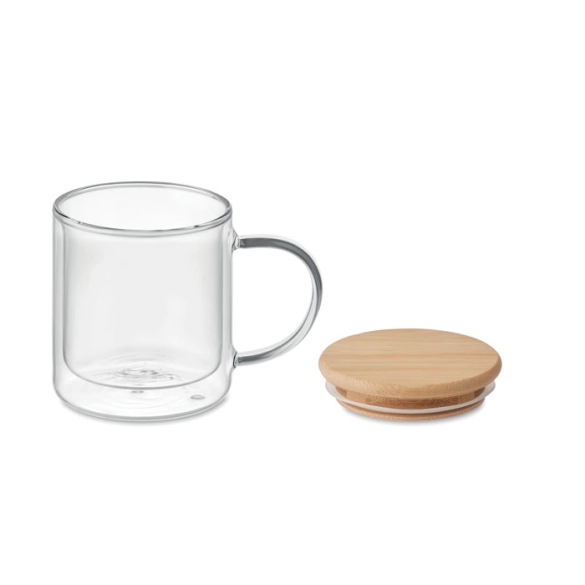 Mug en verre double paroi 300ml "Avelino"