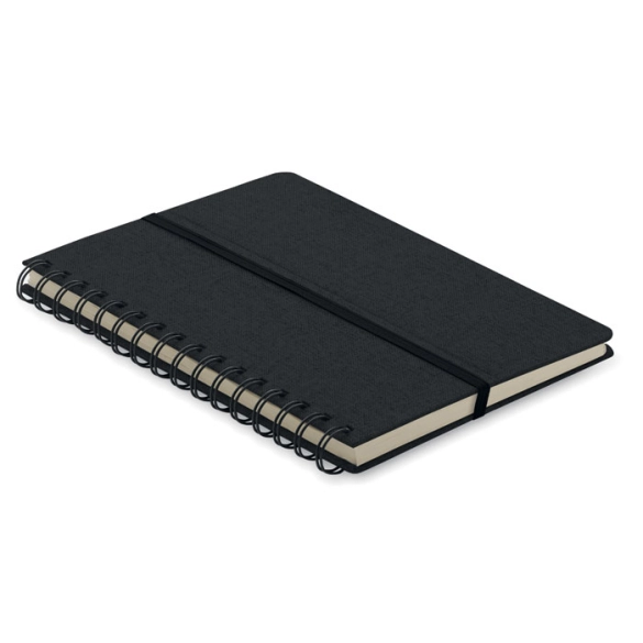 Carnet A5 à spirale et support téléphone "Stalion"