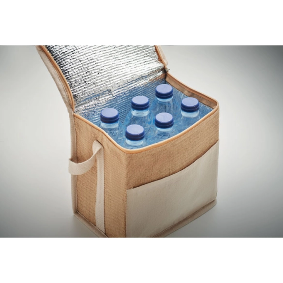 Sac isotherme toile et jute 3 litres "Higgins"