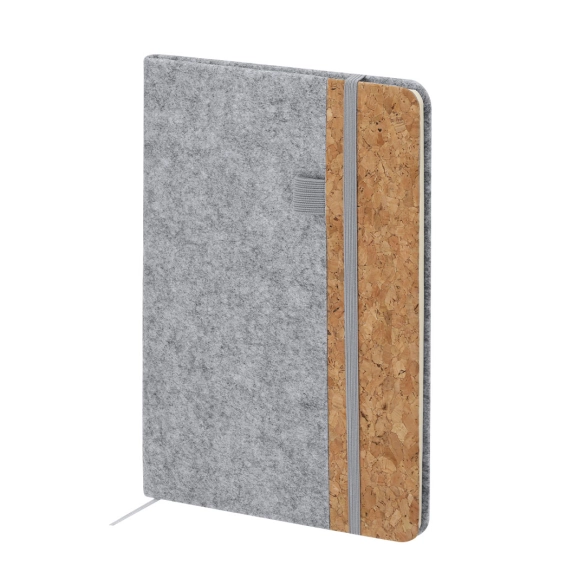 Carnet A5 feutrine et liège "Colcentir"