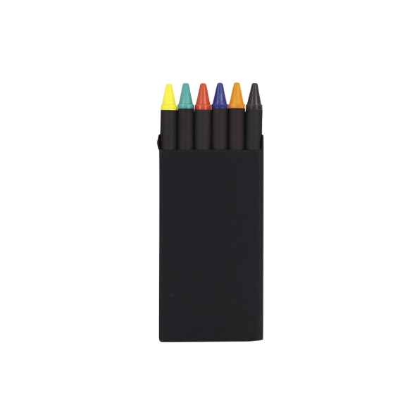 Boîte 6 crayons de cire "Visali"