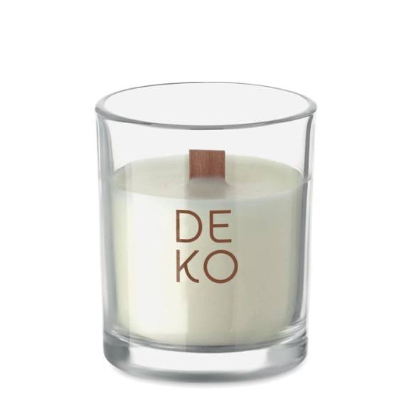 KIVAS WOOD, Bougie en cire végétale 80 gr
