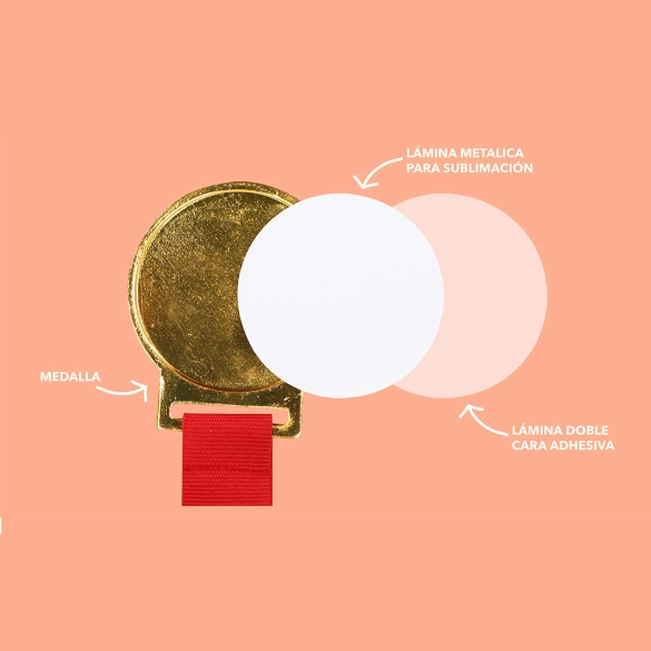 Médaille avec contour doré "Estavia"