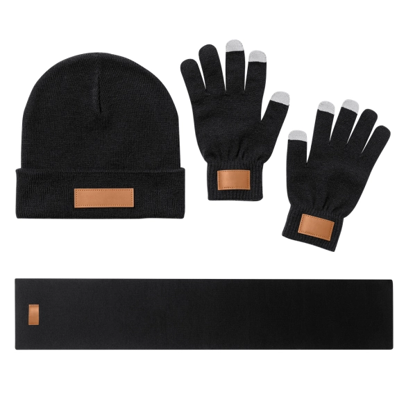 Set bonnet gant écharpe "Hibbert"