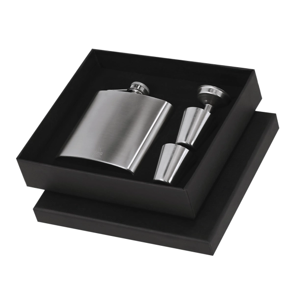 Set flasque 175ml avec verres "Flaskly"