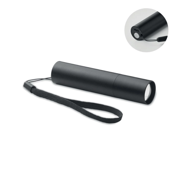 ALUMINATE, Lampe rechargeable en alu.