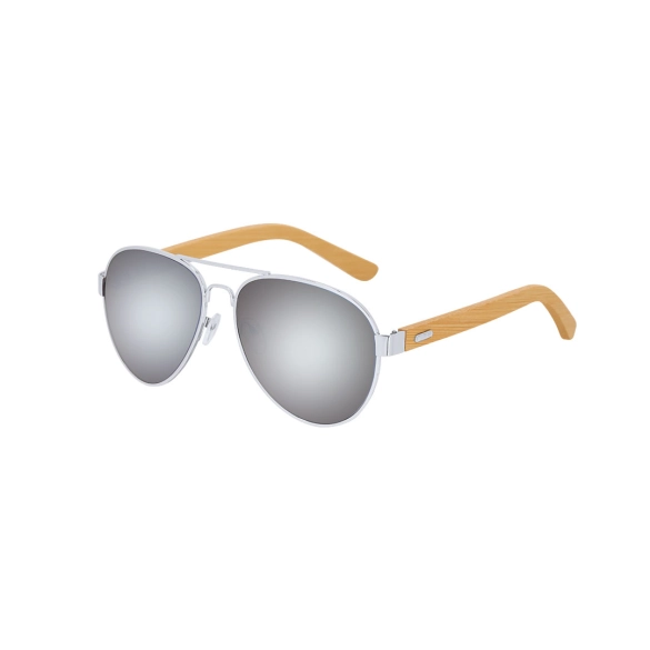 Lunettes de soleil branche bambou "Heddow"